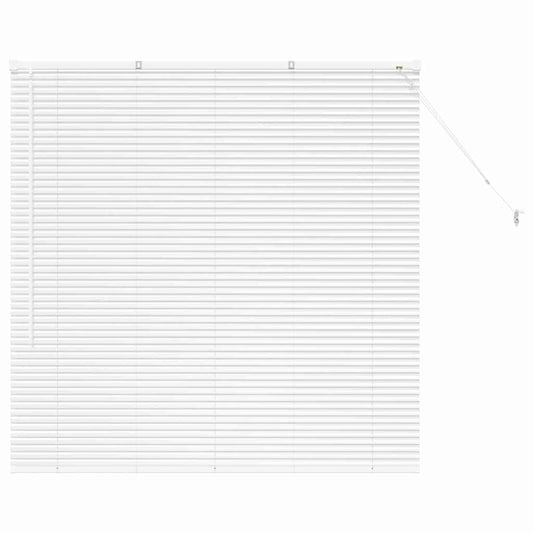 Venetian Blinds White 130 x 135 cm Aluminium