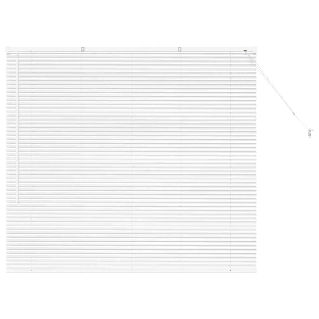 Venetian Blinds Height Adjustable White 130 x 145 cm Aluminium