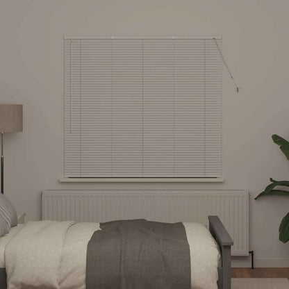 Venetian Blinds Height Adjustable White 130 x 150 cm Aluminium