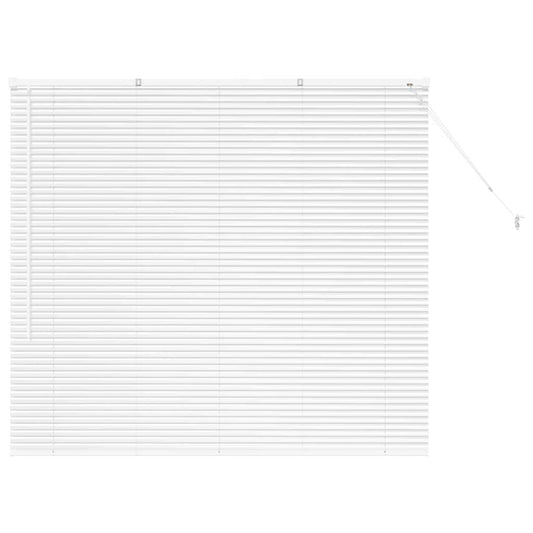 Venetian Blinds White 130 x 150 cm Aluminium