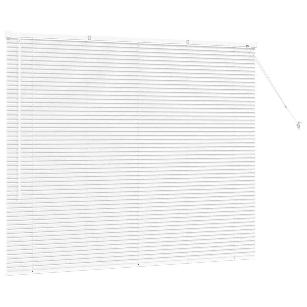 Venetian Blinds Height Adjustable White 130 x 160 cm Aluminium