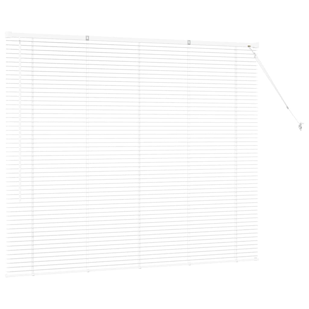 Venetian Blinds Height Adjustable White 130 x 160 cm Aluminium