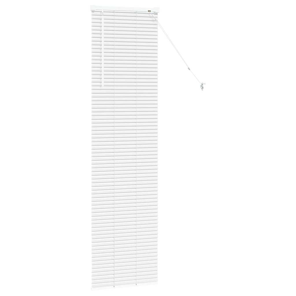 Venetian Blinds Height Adjustable White 175 x 50 cm Aluminium