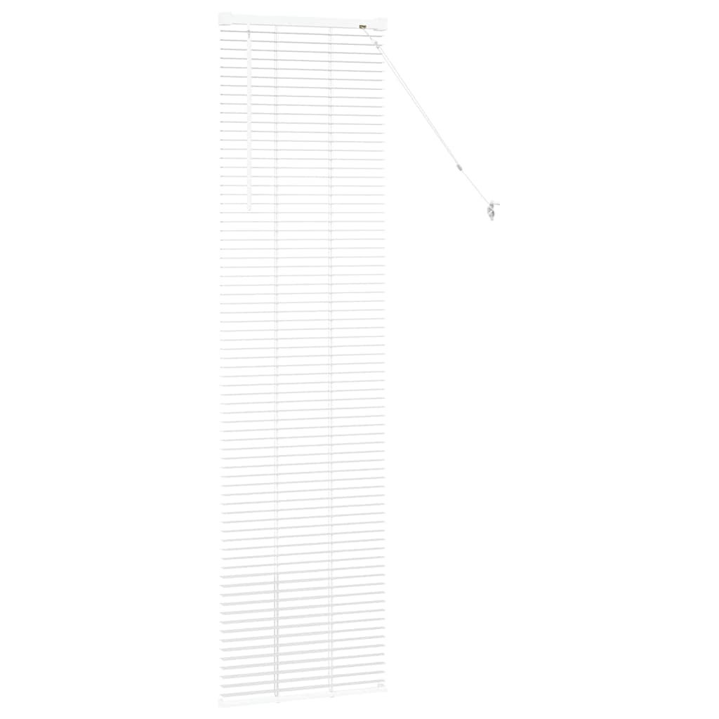 Venetian Blinds Height Adjustable White 175 x 50 cm Aluminium