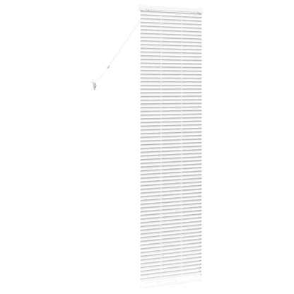 Venetian Blinds Height Adjustable White 175 x 50 cm Aluminium