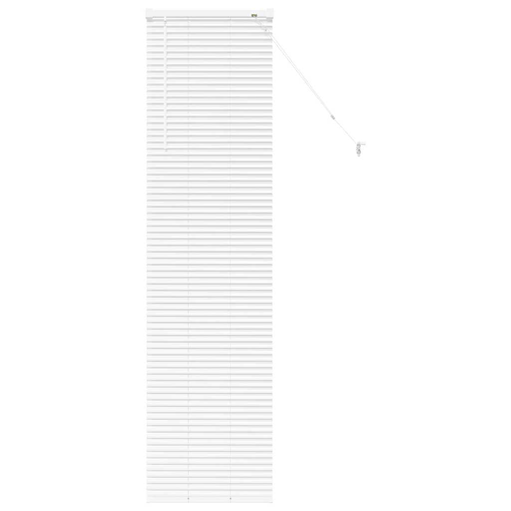 Venetian Blinds Height Adjustable White 175 x 50 cm Aluminium