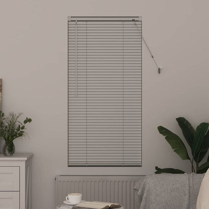 Venetian Blinds Height Adjustable White 175 x 55 cm Aluminium