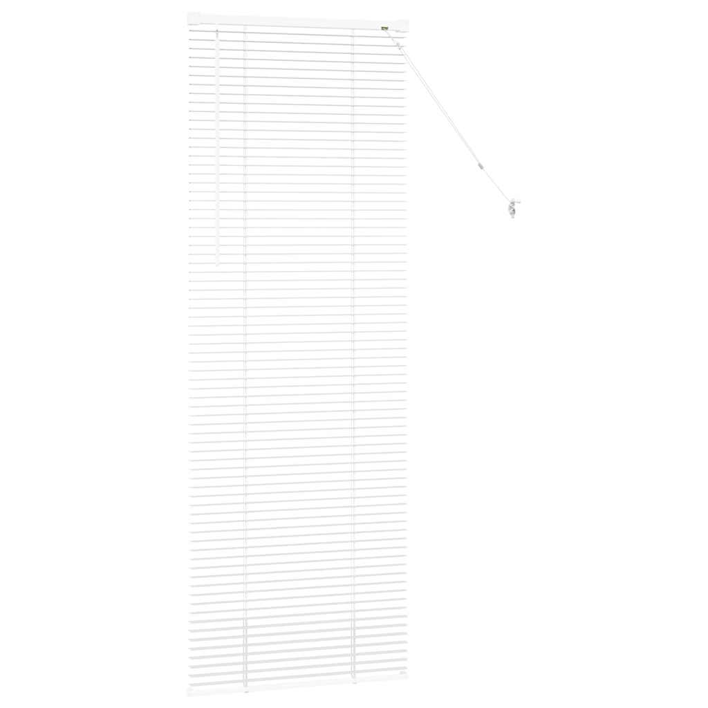 Venetian Blinds Height Adjustable White 175 x 55 cm Aluminium