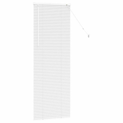 Venetian Blinds Height Adjustable White 175 x 60 cm Aluminium