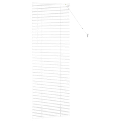 Venetian Blinds Height Adjustable White 175 x 60 cm Aluminium