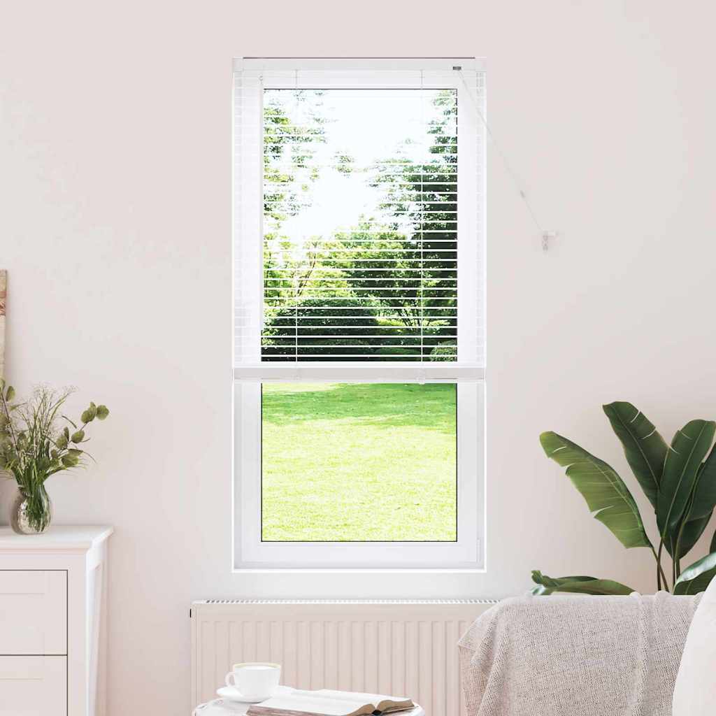 Venetian Blinds Height Adjustable White 175 x 65 cm Aluminium