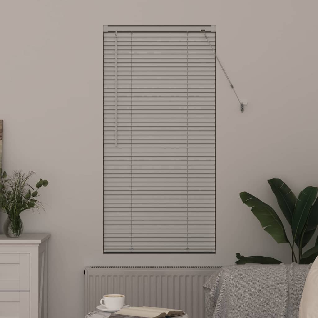 Venetian Blinds Height Adjustable White 175 x 65 cm Aluminium