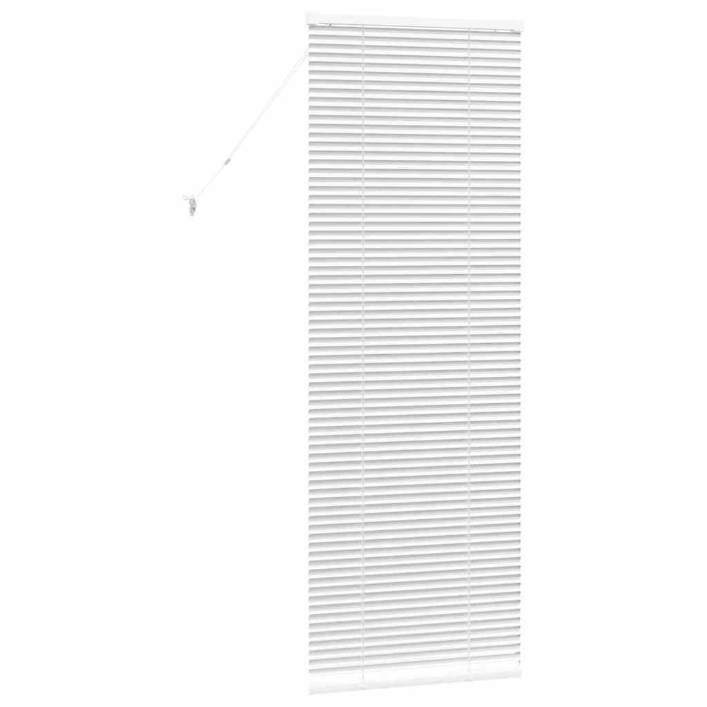 Venetian Blinds Height Adjustable White 175 x 65 cm Aluminium