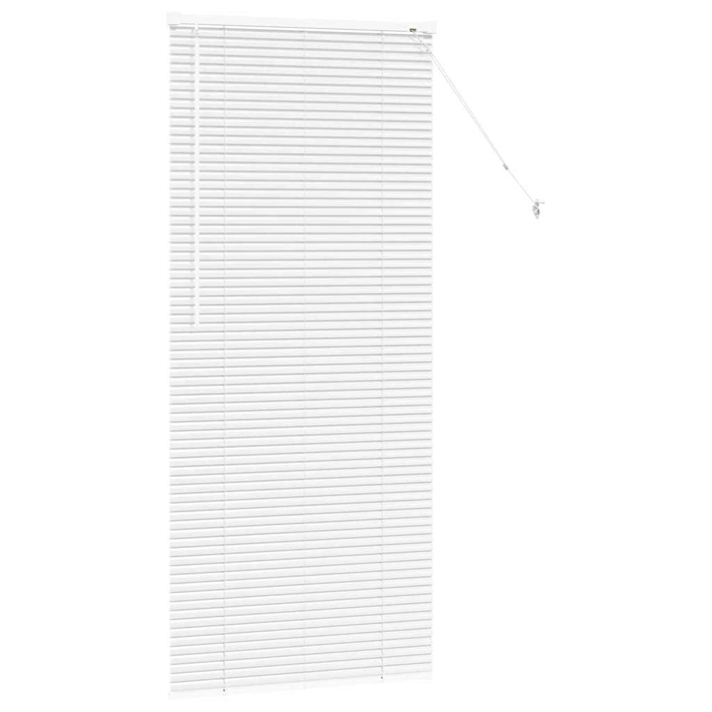 Venetian Blinds Height Adjustable White 175 x 70 cm Aluminium