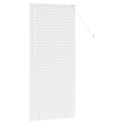 Venetian Blinds Height Adjustable White 175 x 70 cm Aluminium