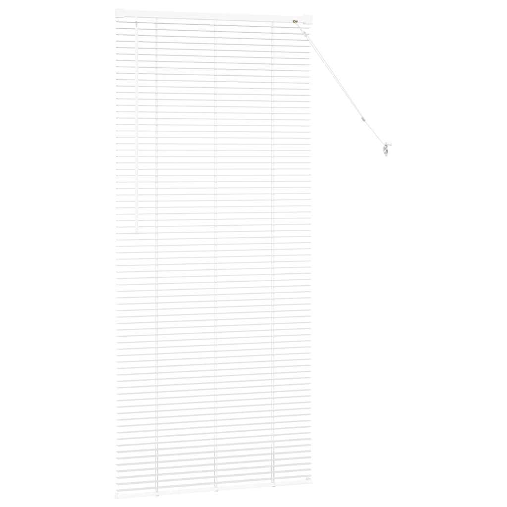 Venetian Blinds Height Adjustable White 175 x 70 cm Aluminium