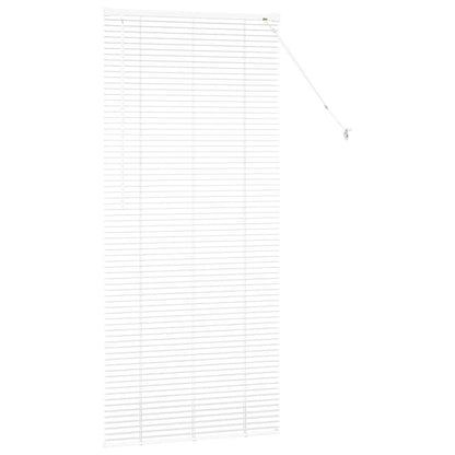 Venetian Blinds Height Adjustable White 175 x 70 cm Aluminium