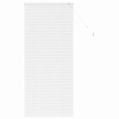 Venetian Blinds Height Adjustable White 175 x 70 cm Aluminium