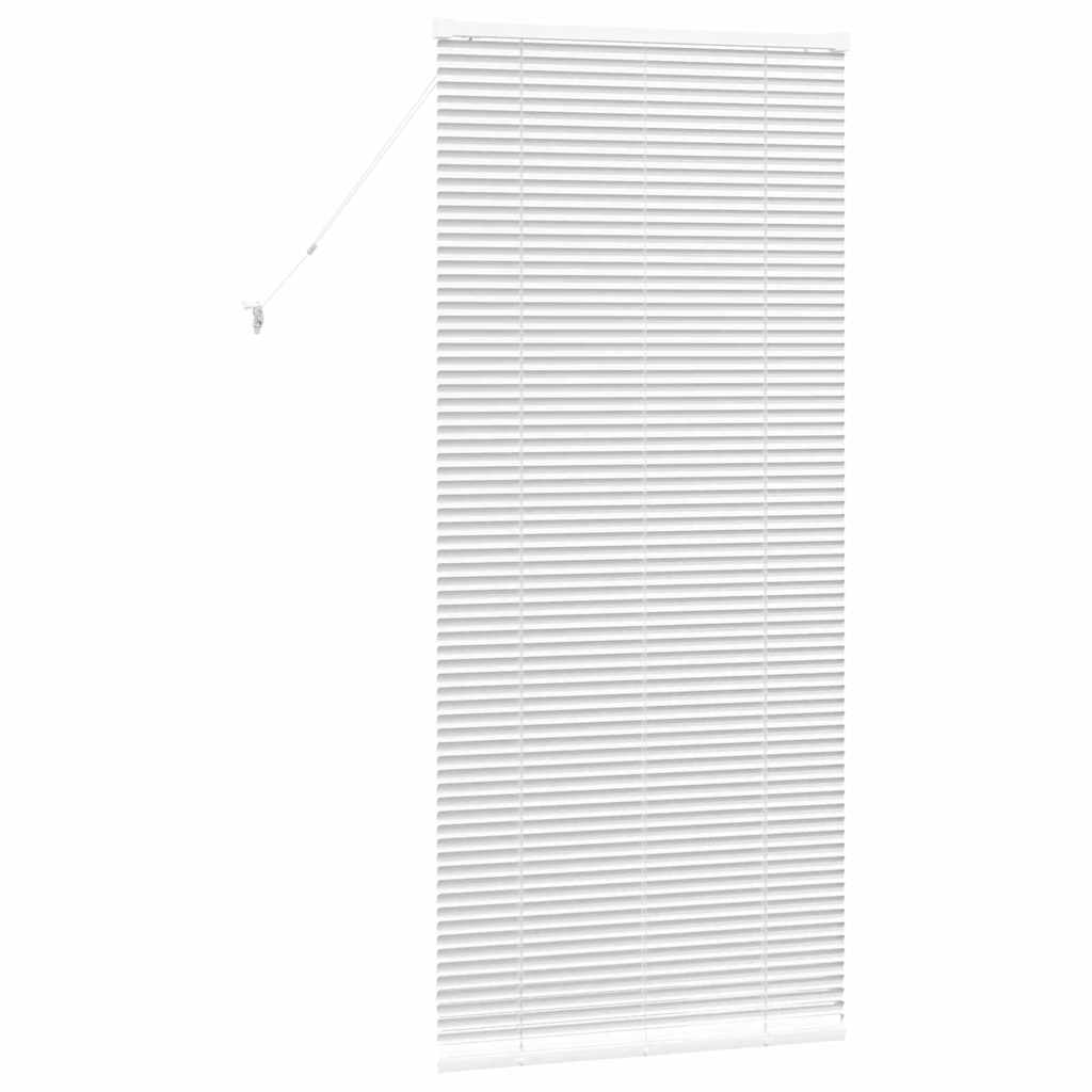 Venetian Blinds Height Adjustable White 175 x 80 cm Aluminium