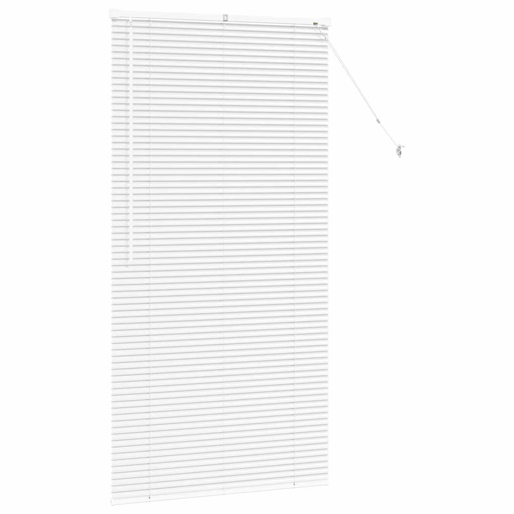 Venetian Blinds Height Adjustable White 175 x 85 cm Aluminium