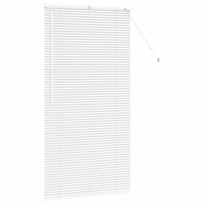 Venetian Blinds Height Adjustable White 175 x 85 cm Aluminium