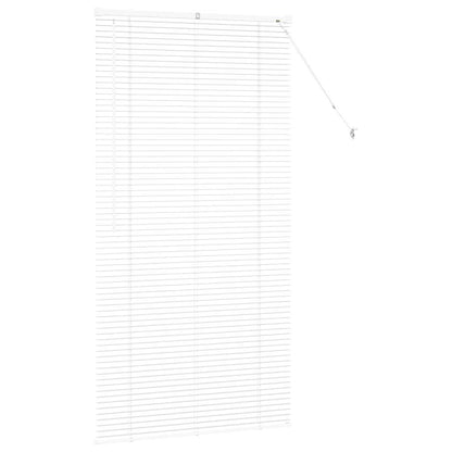 Venetian Blinds Height Adjustable White 175 x 85 cm Aluminium