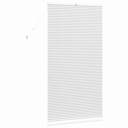 Venetian Blinds Height Adjustable White 175 x 85 cm Aluminium