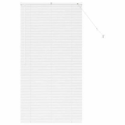 Venetian Blinds Height Adjustable White 175 x 85 cm Aluminium