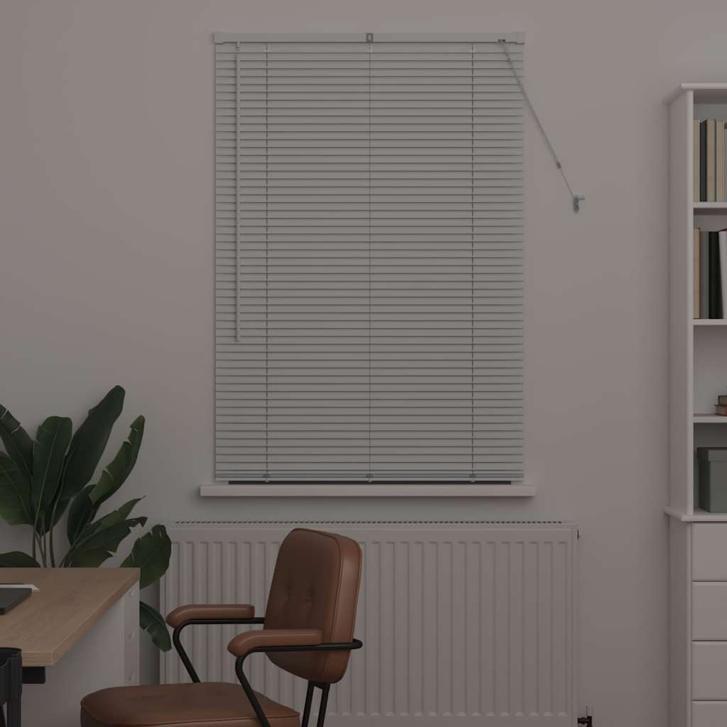 Venetian Blinds Height Adjustable White 175 x 95 cm Aluminium