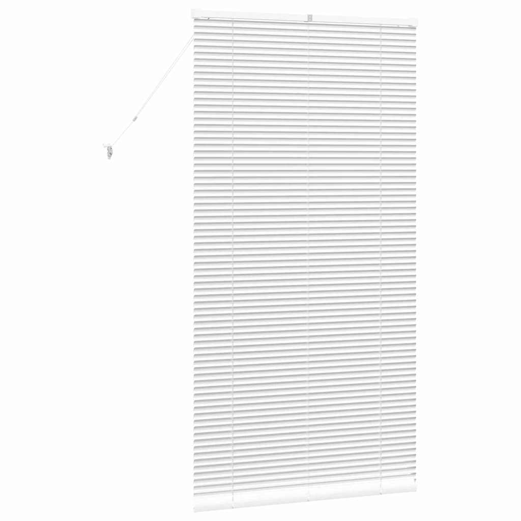 Venetian Blinds Height Adjustable White 175 x 95 cm Aluminium