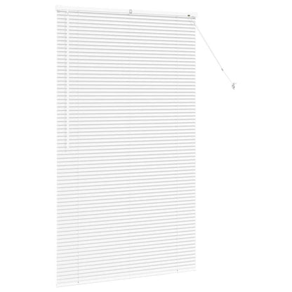 Venetian Blinds Height Adjustable White 175 x 105 cm Aluminium