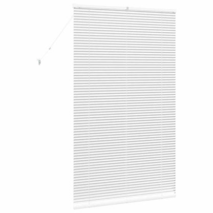 Venetian Blinds Height Adjustable White 175 x 105 cm Aluminium