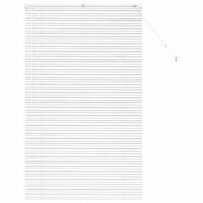 Venetian Blinds Height Adjustable White 175 x 105 cm Aluminium