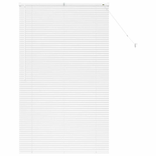 Venetian Blinds White 175 x 105 cm Aluminium