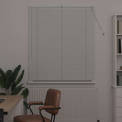 Venetian Blinds Height Adjustable White 175 x 115 cm Aluminium