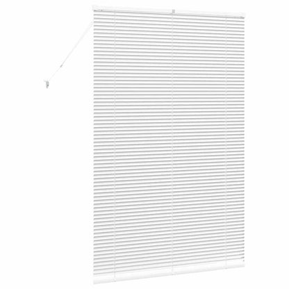 Venetian Blinds Height Adjustable White 175 x 115 cm Aluminium