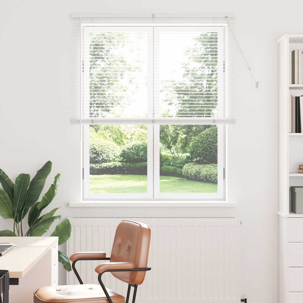 Venetian Blinds Height Adjustable White 175 x 120 cm Aluminium