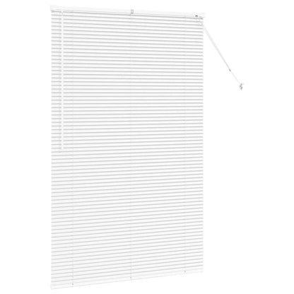 Venetian Blinds Height Adjustable White 175 x 120 cm Aluminium