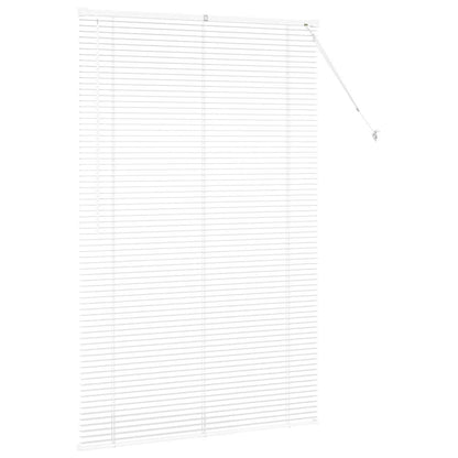 Venetian Blinds Height Adjustable White 175 x 120 cm Aluminium