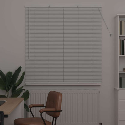 Venetian Blinds Height Adjustable White 175 x 125 cm Aluminium