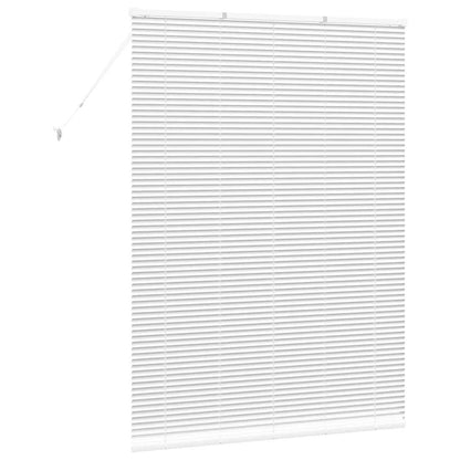 Venetian Blinds Height Adjustable White 175 x 135 cm Aluminium