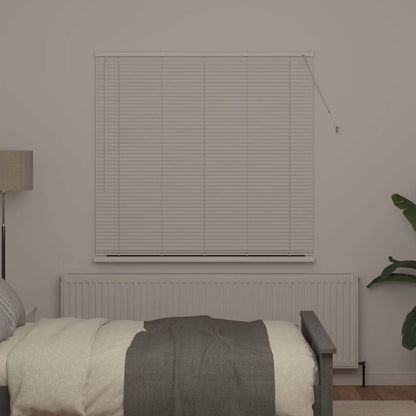 Venetian Blinds Height Adjustable White 175 x 145 cm Aluminium