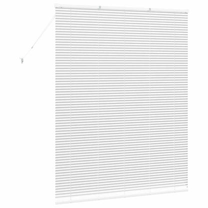 Venetian Blinds Height Adjustable White 175 x 145 cm Aluminium