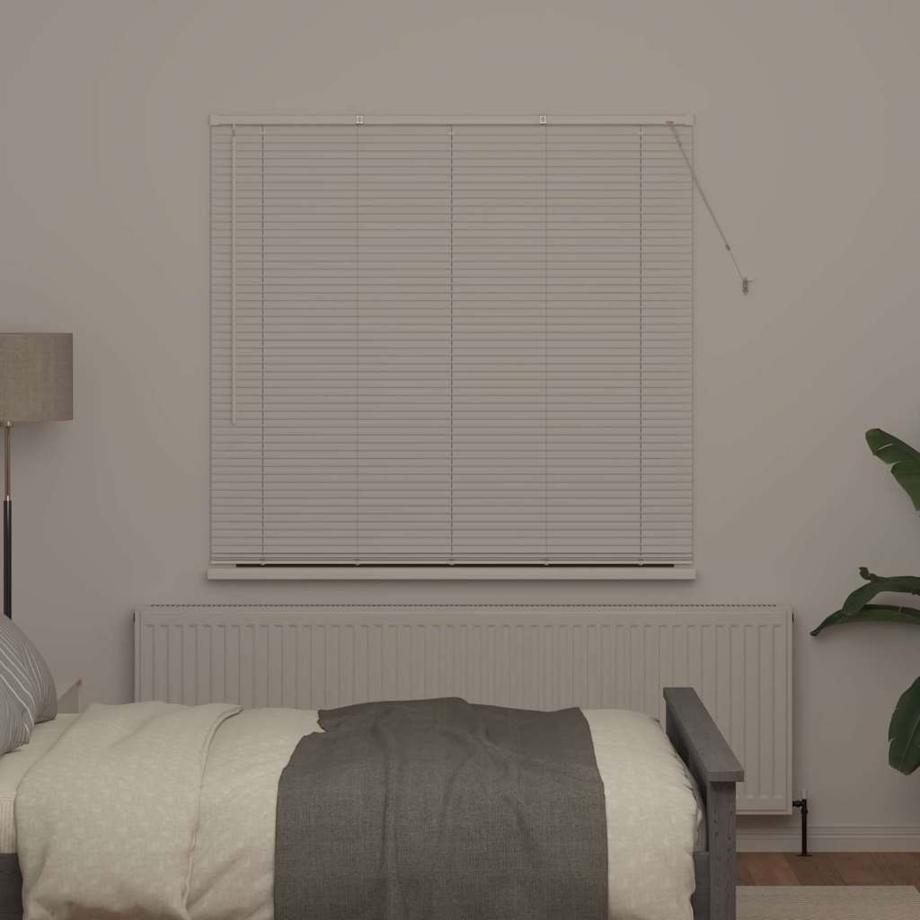 Venetian Blinds Height Adjustable White 175 x 150 cm Aluminium
