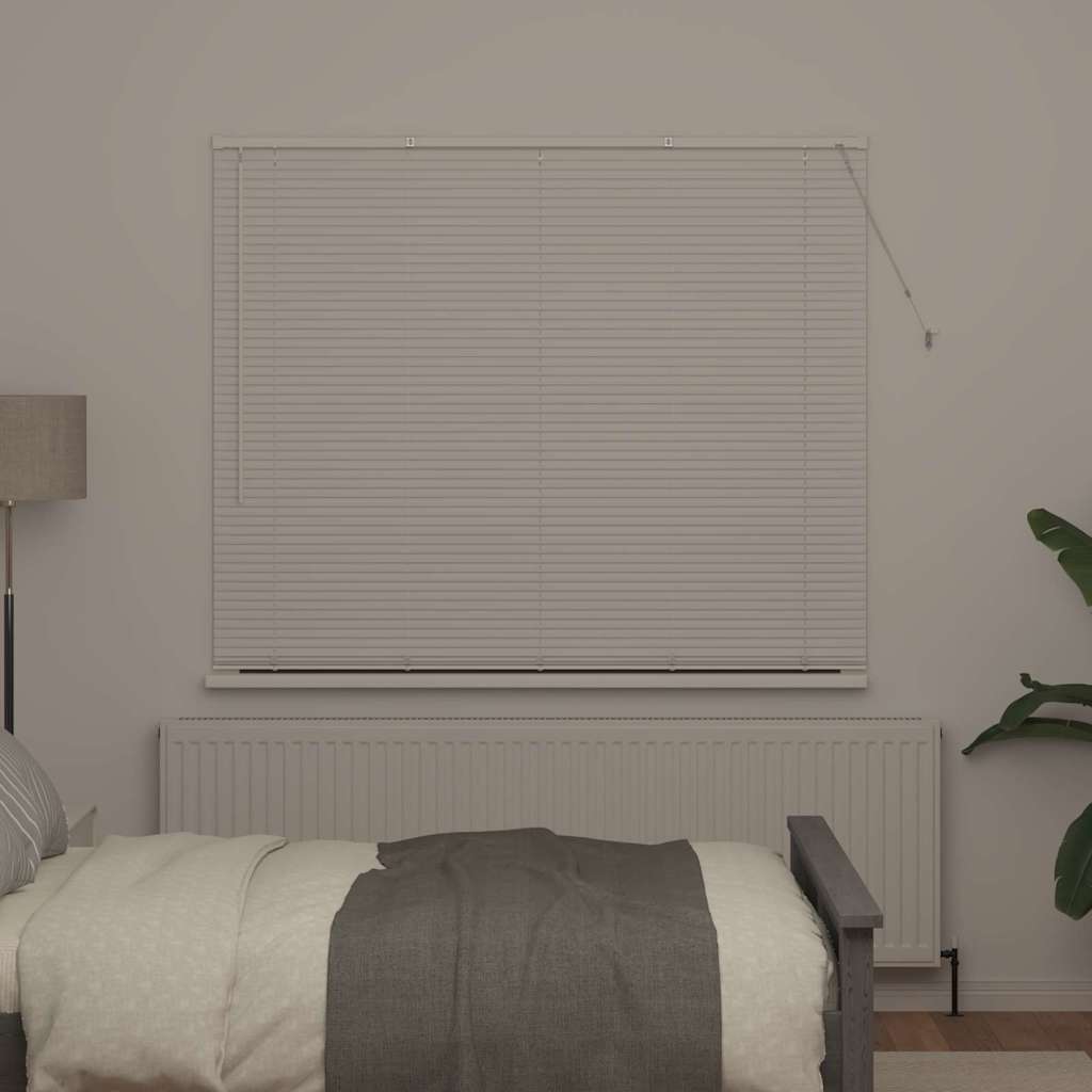 Venetian Blind White 175 x 155 cm 25 mm Aluminium