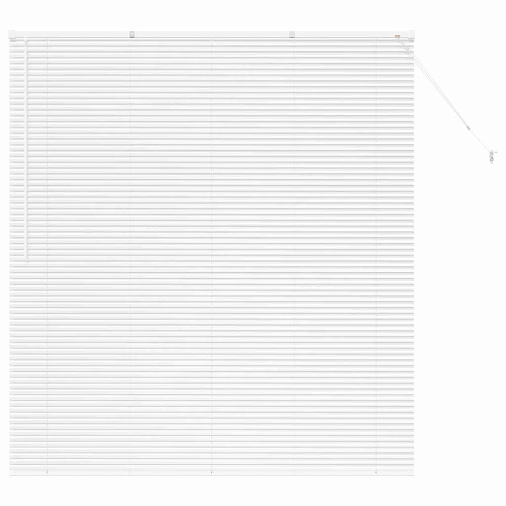 Venetian Blind White 175 x 155 cm 25 mm Aluminium