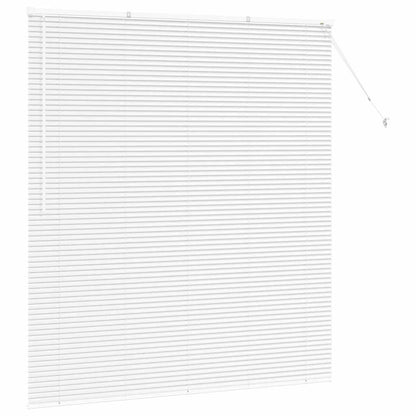 Venetian Blinds Height Adjustable White 175 x 160 cm Aluminium