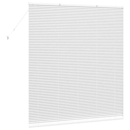 Venetian Blinds Height Adjustable White 175 x 160 cm Aluminium