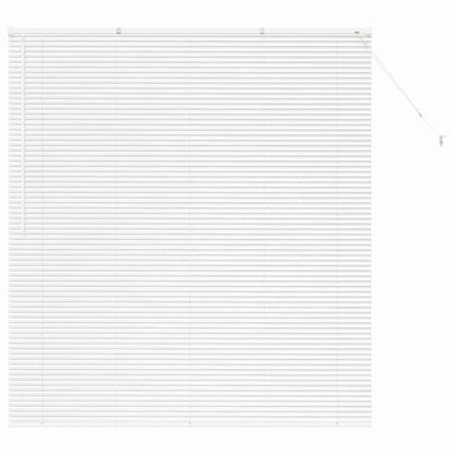Venetian Blinds Height Adjustable White 175 x 160 cm Aluminium