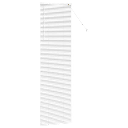 Venetian Blinds Height Adjustable White 220 x 65 cm Aluminium